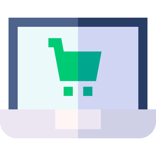 온라인 쇼핑 Basic Straight Flat icon
