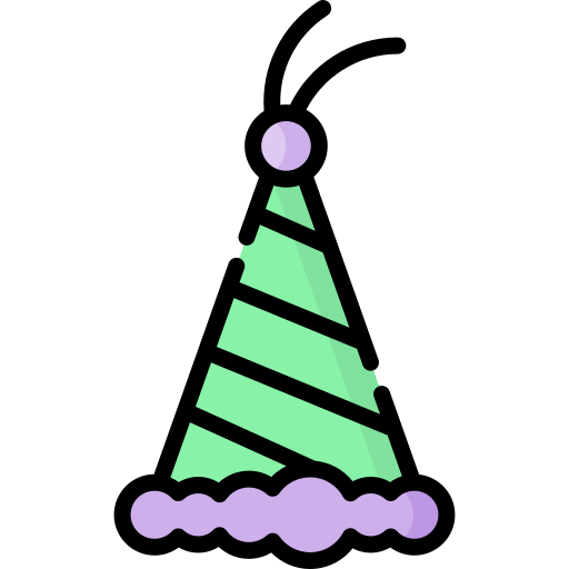 Праздничная шляпа Special Lineal color иконка