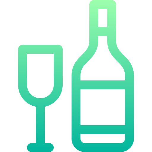 champagner Basic Gradient Lineal color icon