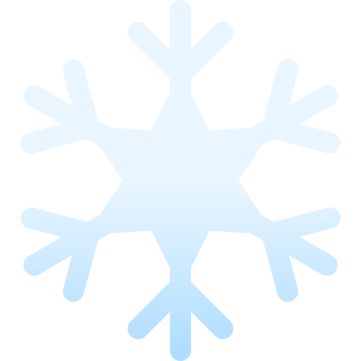 copo de nieve Basic Gradient Gradient icono