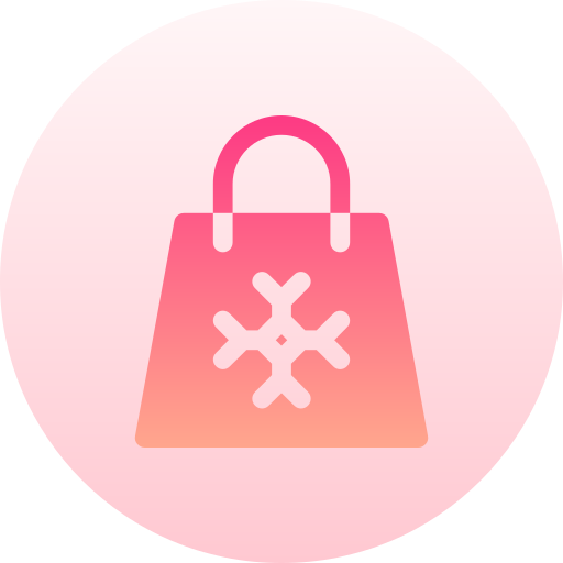 ショッピングバッグ Basic Gradient Circular icon