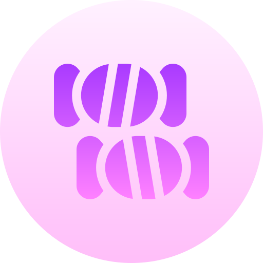 cukierek Basic Gradient Circular ikona