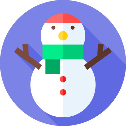 schneemann Flat Circular Flat icon