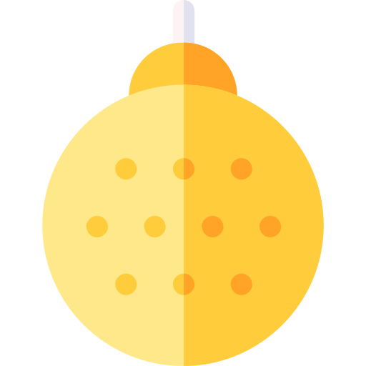 kerst decoratie Basic Rounded Flat icoon
