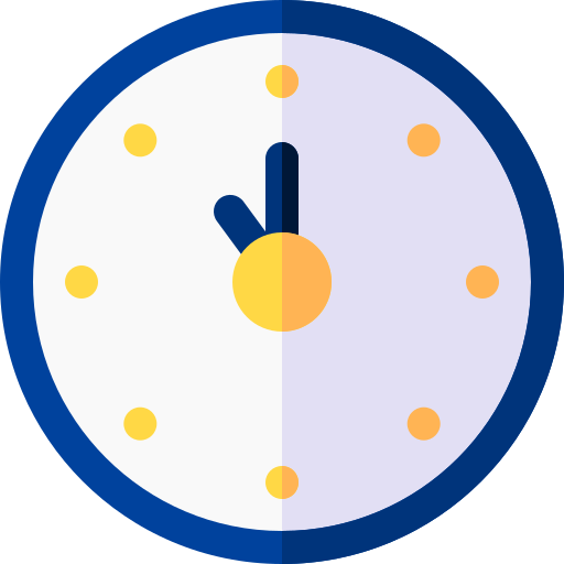 zegar ścienny Basic Rounded Flat ikona