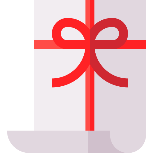 Gift card Basic Straight Flat icon