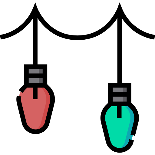 Light bulbs Detailed Straight Lineal color icon