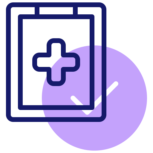medizinische Überprüfung Inipagistudio Lineal Color icon