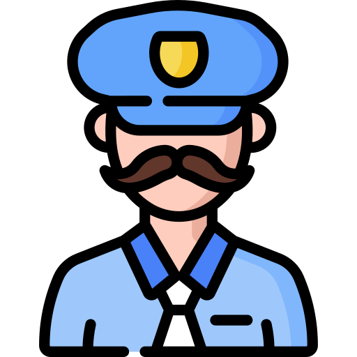 poliziotto Special Lineal color icona