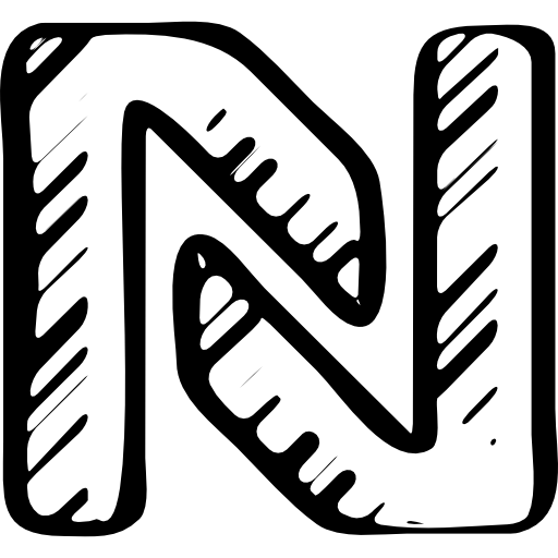 NFR sketched social symbol  icon
