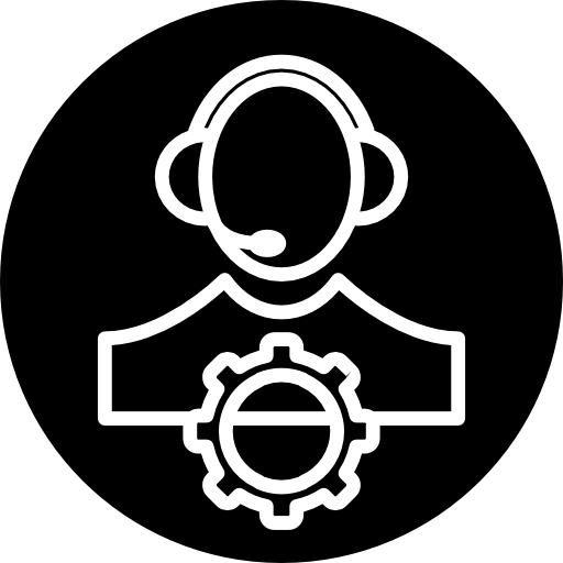 overzichtssymbool voor persoon of persoonlijke instelling in een cirkel  icoon