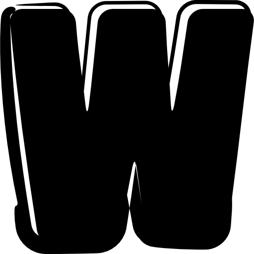 bosquejo del logo de wists  icono