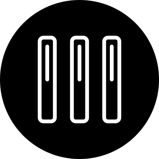 Hard drive circular symbol  icon