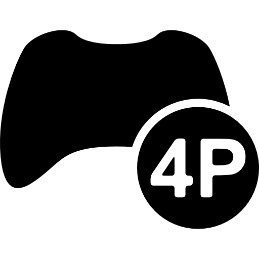 Four player game control  icon