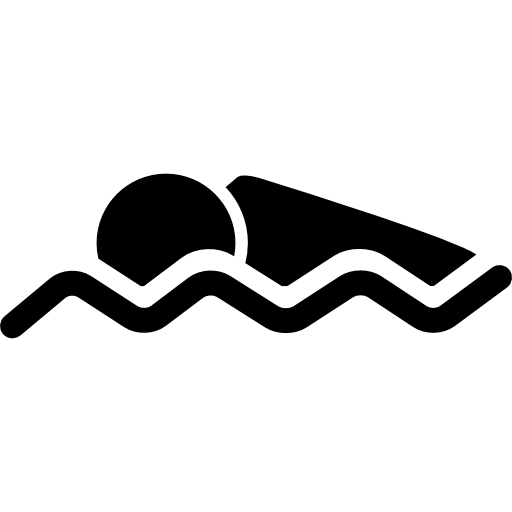 Paralympic swimming symbol  icon