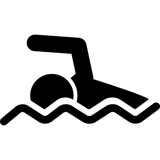 persoon zwemmen  icoon