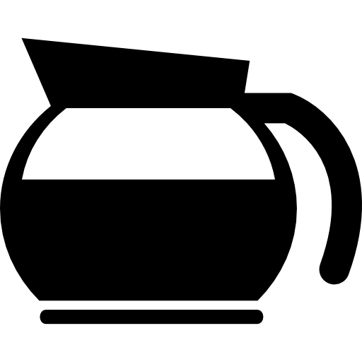 Coffee rounded jar  icon