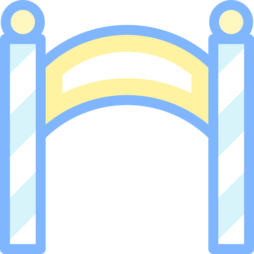 Gate Detailed color Lineal color icon