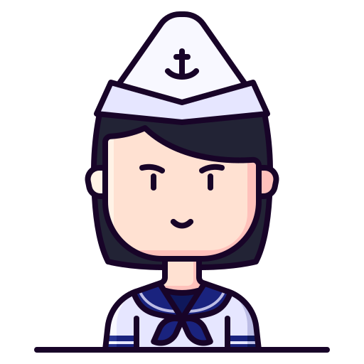 Sailor Generic Outline Color icon