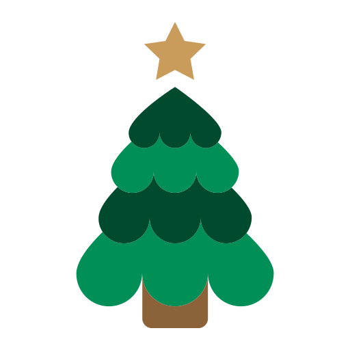 árbol de navidad Generic Flat icono