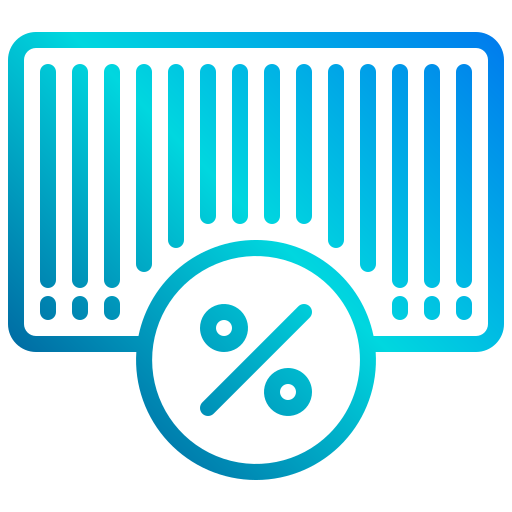 바코드 xnimrodx Lineal Gradient icon