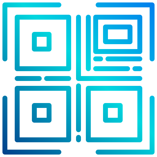 código qr xnimrodx Lineal Gradient icono