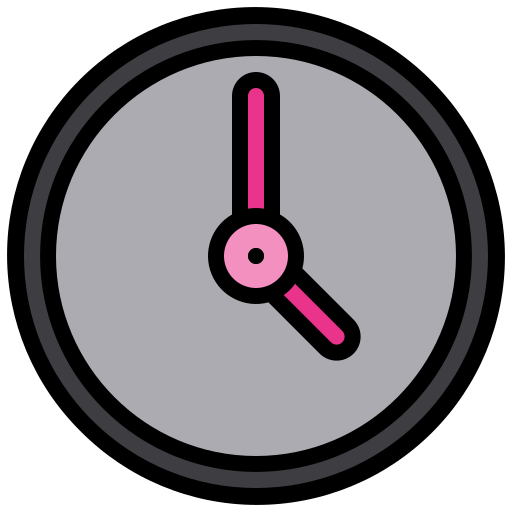 настенные часы xnimrodx Lineal Color иконка