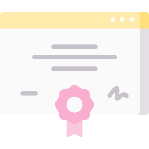 Онлайн-сертификат Special Flat иконка