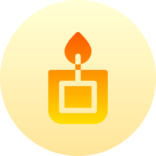 Candle Basic Gradient Circular icon