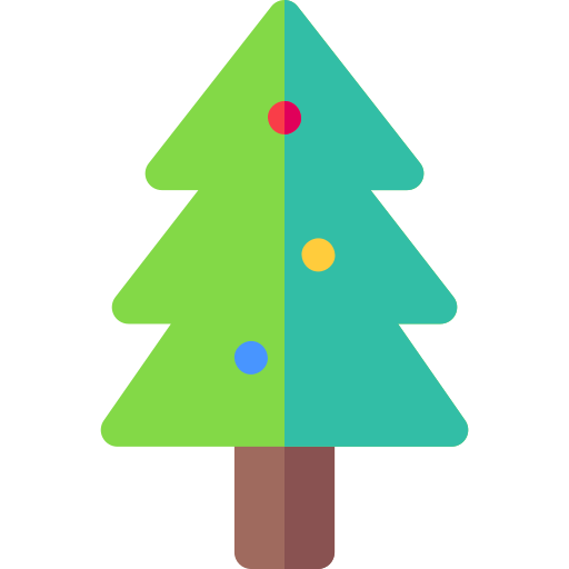 クリスマスツリー Basic Rounded Flat icon