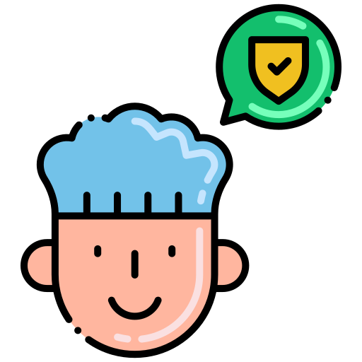 Hairnet Flaticons Lineal Color icon
