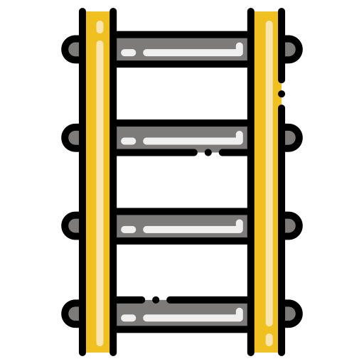Лестница Flaticons Lineal Color иконка