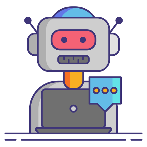chatbot Flaticons Lineal Color icono