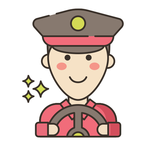 Driver Flaticons Lineal Color icon
