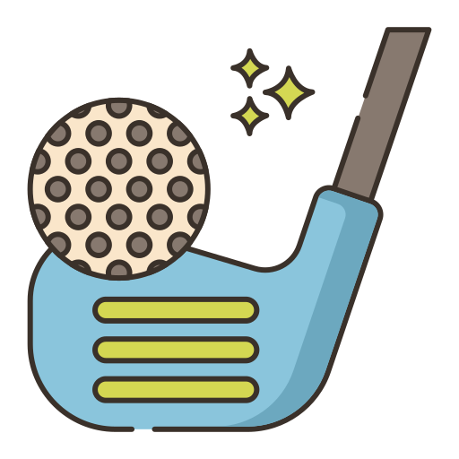golf Flaticons Lineal Color ikona