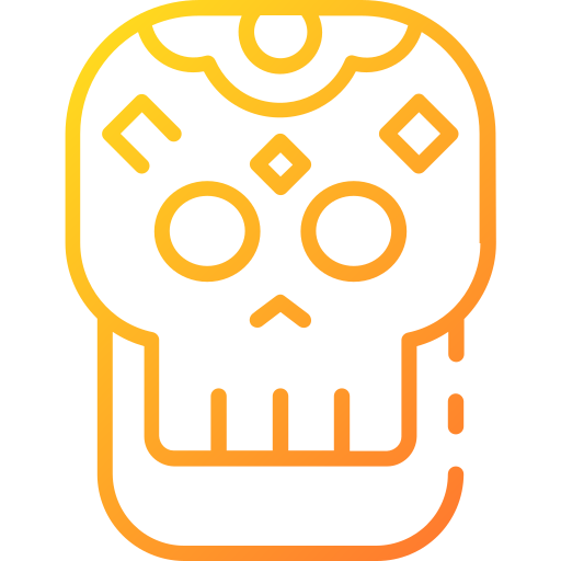 calavera mexicana Good Ware Gradient icono