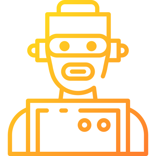 Robot Good Ware Gradient icon