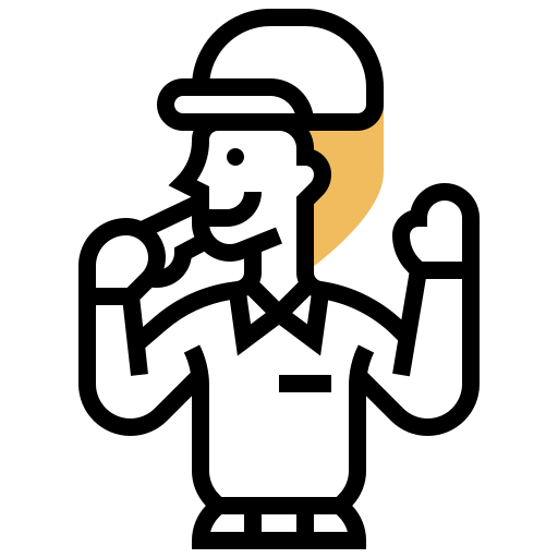Árbitro Meticulous Yellow shadow icono