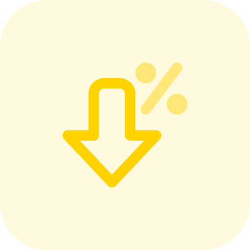 flecha Pixel Perfect Tritone icono