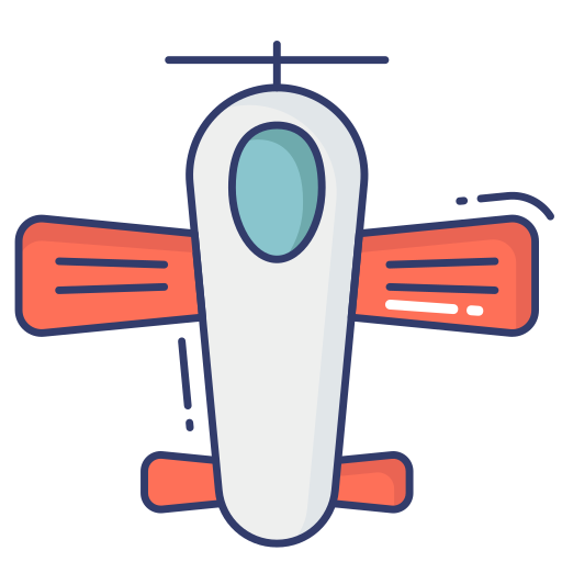 avión Dinosoft Lineal Color icono