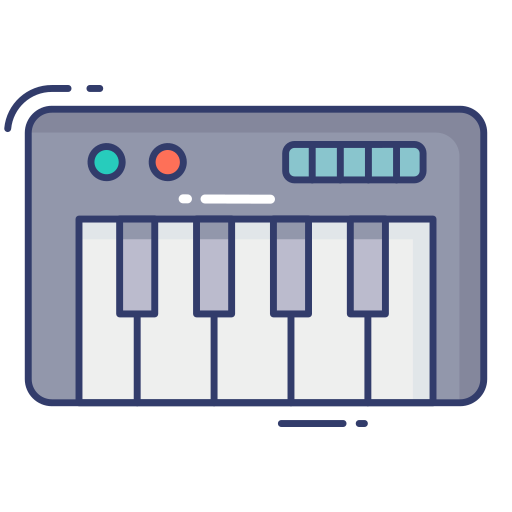 pianoforte Dinosoft Lineal Color icona