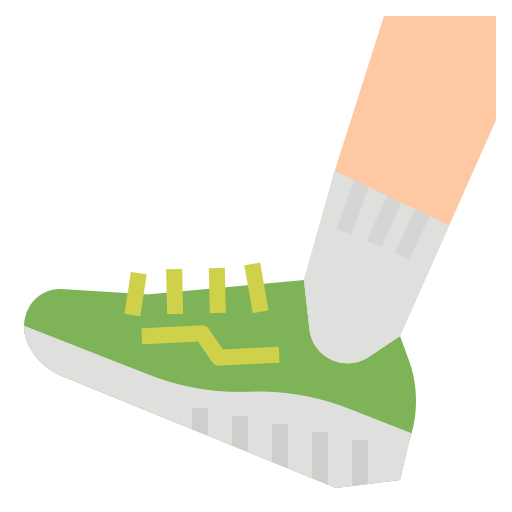Running shoes Aphiradee (monkik) Flat icon