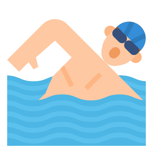 schwimmen Aphiradee (monkik) Flat icon