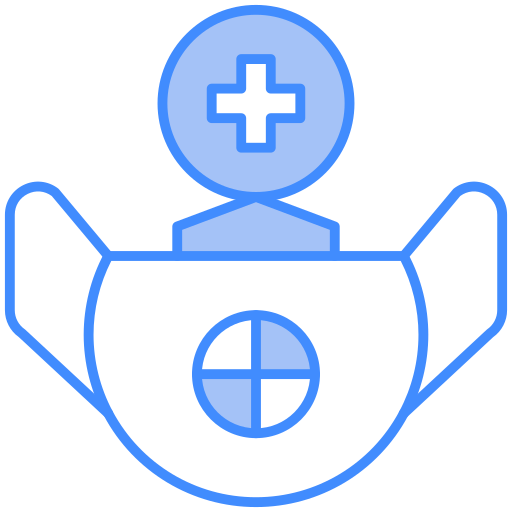 Медицинская маска Generic Blue иконка
