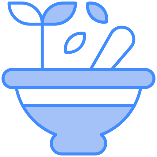 전통 의학 Generic Blue icon