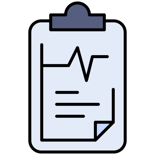 Medical report Generic Outline Color icon