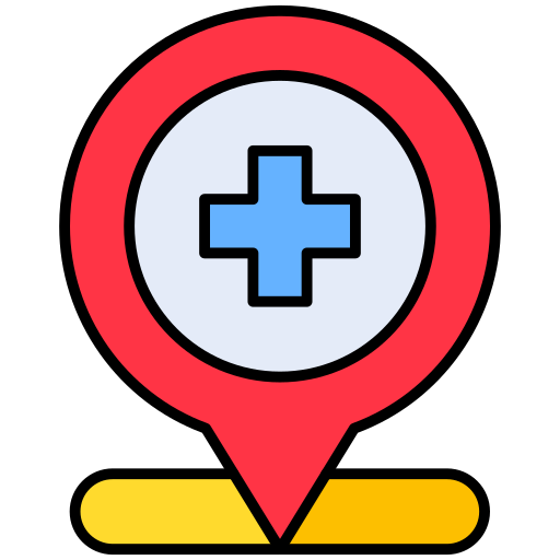Map location Generic Outline Color icon
