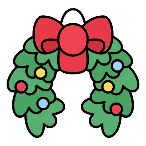 Christmas wreath Generic Outline Color icon