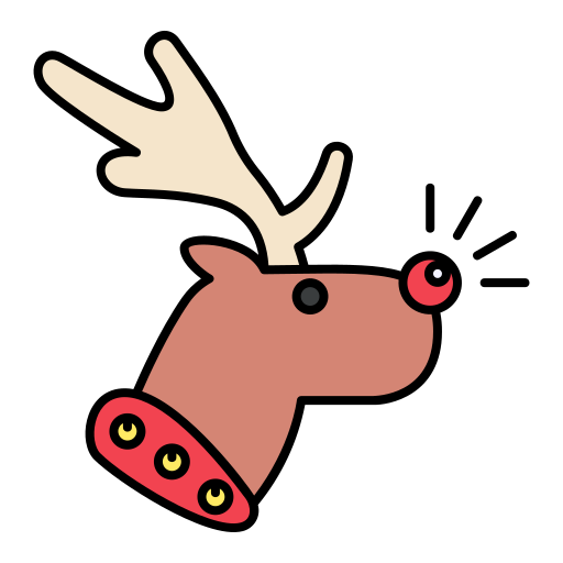 Северный олень Generic Outline Color иконка