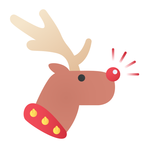 Reindeer Generic Flat Gradient icon
